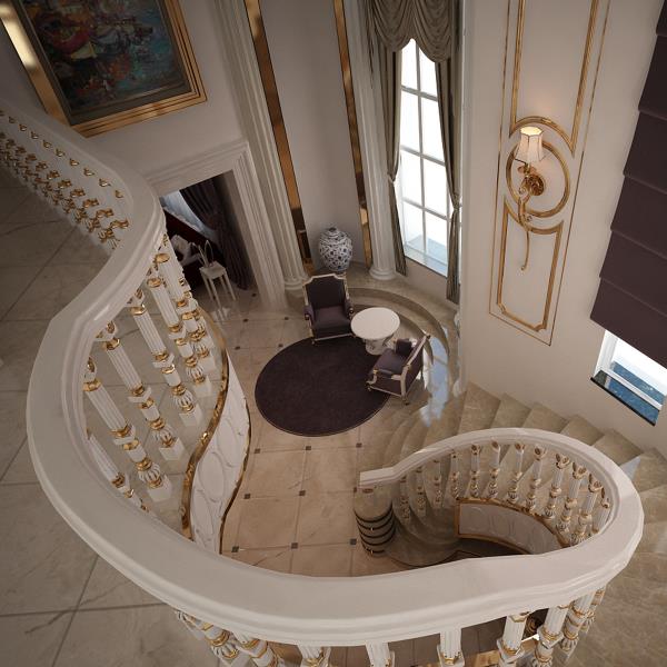 ruslan villası iç mimari rusya 2012
